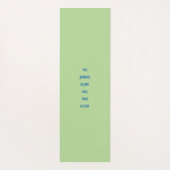 旅行は始まります…. 感動的なヨガのマット ヨガマット (裏面)