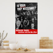 旅行は必要か?第2次世界大戦ポスター ポスター (キッチン)