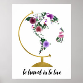 旅行は生きることだ ポスター