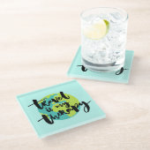 旅行は私のセラピー ガラスコースター (アングル)