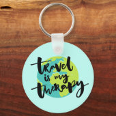 旅行は私のセラピー キーホルダー (正面)