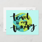 旅行は私のセラピー ポストカード (正面/裏面)