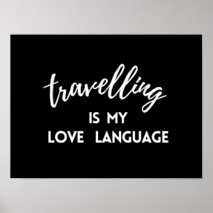 旅行は私の愛語です ポスター