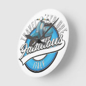 旅行は素晴らしいイタリアを探索 ラウンド壁時計 (傾斜)