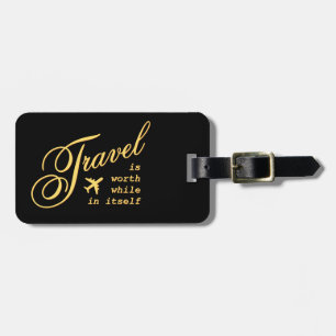 旅行は自力で行く価値がある ラゲッジタグ