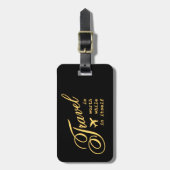 旅行は自力で行く価値がある ラゲッジタグ (正面縦)