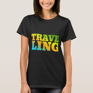 旅行は自然色で設計 Tシャツ