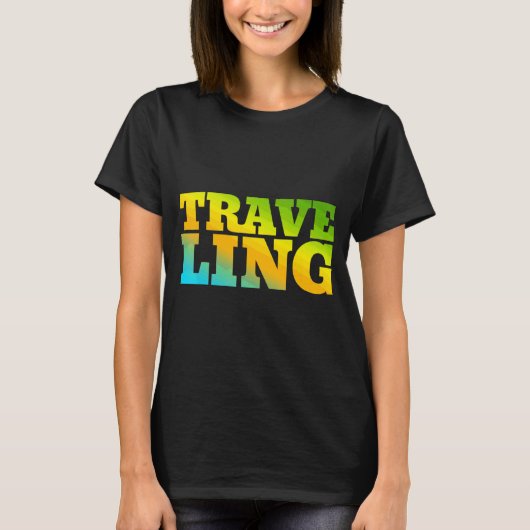 旅行は自然色で設計 Tシャツ (正面)