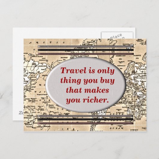 旅行は豊かになる – はがき (正面/裏面)