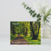 旅行は豊かになる ポストカード (スタンド正面)