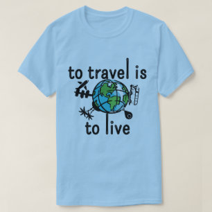 旅行はTシャツを着て行く Tシャツ