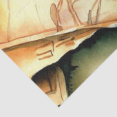 「旅行をテーマにしたティッシュの輝き：冒険を待つ」 薄葉紙 (詳細)