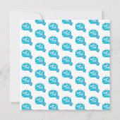 旅行をテーマにしたバット・ミツバの招待状 招待状 (裏面)