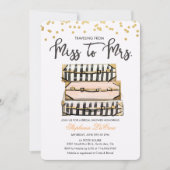 旅行をテーマにしたブライダルシャワーの招待状 招待状 (正面)