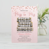 旅行をテーマにしたブライダルシャワーの招待状 招待状 (スタンド正面)