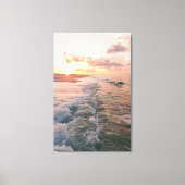 旅行をテーマにしたホームデコールビーチ写真 キャンバスプリント (正面)