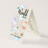 旅行をテーマにした赤ちゃんシャワー | お知らせ (正面)