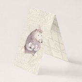 旅行をテーマにした赤ちゃんシャワー | お知らせ (裏面)