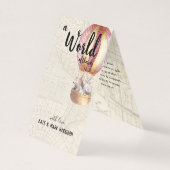 旅行をテーマにした赤ちゃんシャワー | お知らせ (正面)