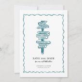 旅行をテーマ結婚にした | 行き先結婚式 セーブザデート (正面)