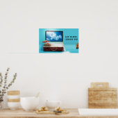 旅行を変更する旅行ファンタジーデザインポスター ポスター (キッチン)