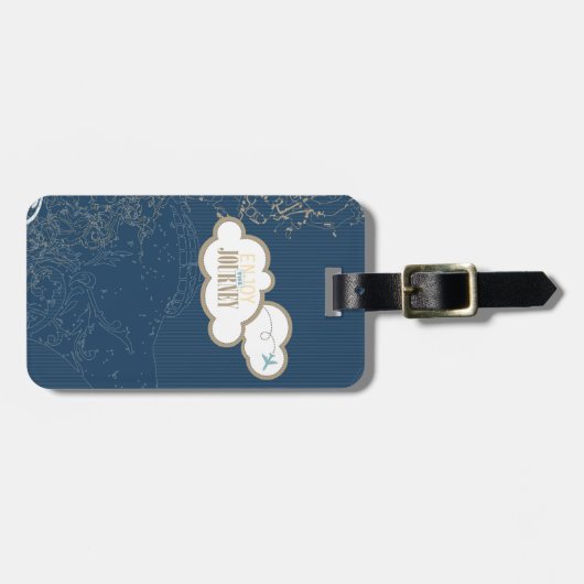 旅行を楽しんで下さい ラゲッジタグ (正面横)