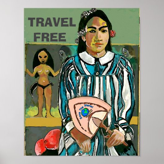 旅行アイランド 無料, 編集テキスト, ポスター (正面)