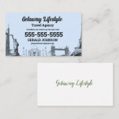 旅行アドバイザーの名刺 名刺 (正面/裏面)