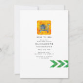 旅行アドベンチャーパスポ恋しく思ース – ミセス・ブライダルシャワー 招待状 (正面)