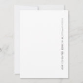 旅行アドベンチャーパスポ恋しく思ース – ミセス・ブライダルシャワー 招待状 (裏面)