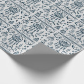 旅行アドベンチャーヴィンテージセット。 ラッピングペーパー (角)