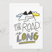 旅行アートザロード長い セーブザデート (正面/裏面)