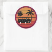 旅行インスピレーションのシール ラウンドシール (バッグ)