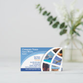 旅行エージェントの名刺テンプレート 名刺 (スタンド正面)