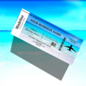 旅行エージェントの宛先海搭乗券