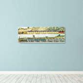 旅行オンリバプールアンドマンチェスター キャンバスプリント (インサイチュ (ウッドフロア))