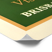 旅行オーストラリアのヴィンテージのポスター ポスター (角)