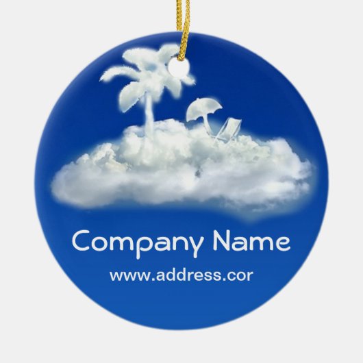 旅行オーナメント セラミックオーナメント (正面)