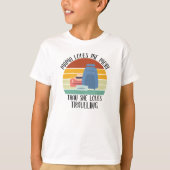 旅行カスタムよりもママが私を愛してる Tシャツ (正面)