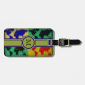 旅行カスタムイニシャル ラゲッジタグ (正面横)