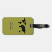 旅行カスタムイニシャル ラゲッジタグ (裏面横)