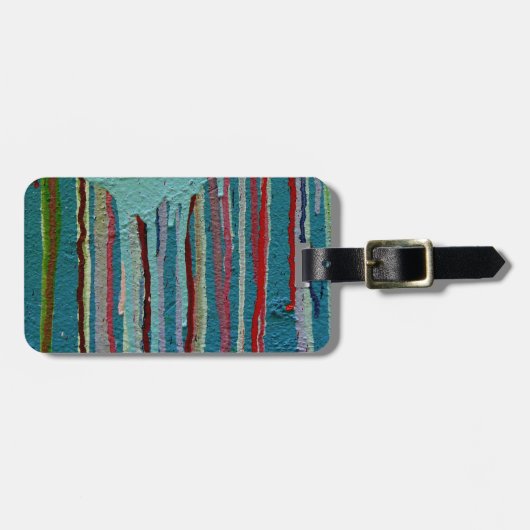 旅行カラフルラベル。 ラゲッジタグ (正面横)