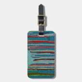 旅行カラフルラベル。 ラゲッジタグ (正面縦)