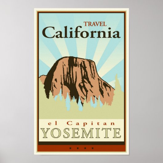 旅行カリフォルニア ポスター (正面)