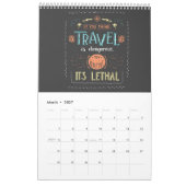 旅行カレンダーに行こう カレンダー (3月 2027)