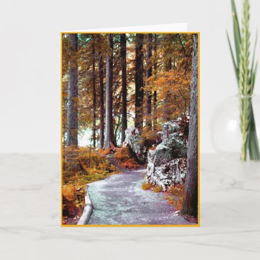 旅行カード、中文字 カード (正面)