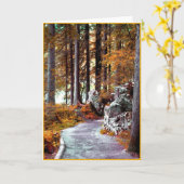 旅行カード、中文字 カード (黄色い花)