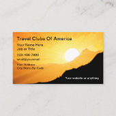 旅行クラブ及び専門家代理 名刺 (正面)