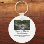 旅行コンサルタント会社の名前の追加メールwebsphone キーホルダー (裏面)