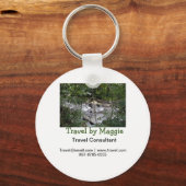 旅行コンサルタント会社の名前の追加メールwebsphone キーホルダー (正面)
